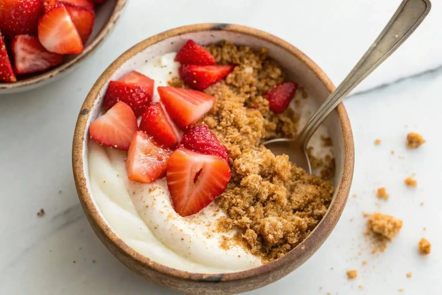 Strawberry Cheesecake Yogurt Bowl Recipe