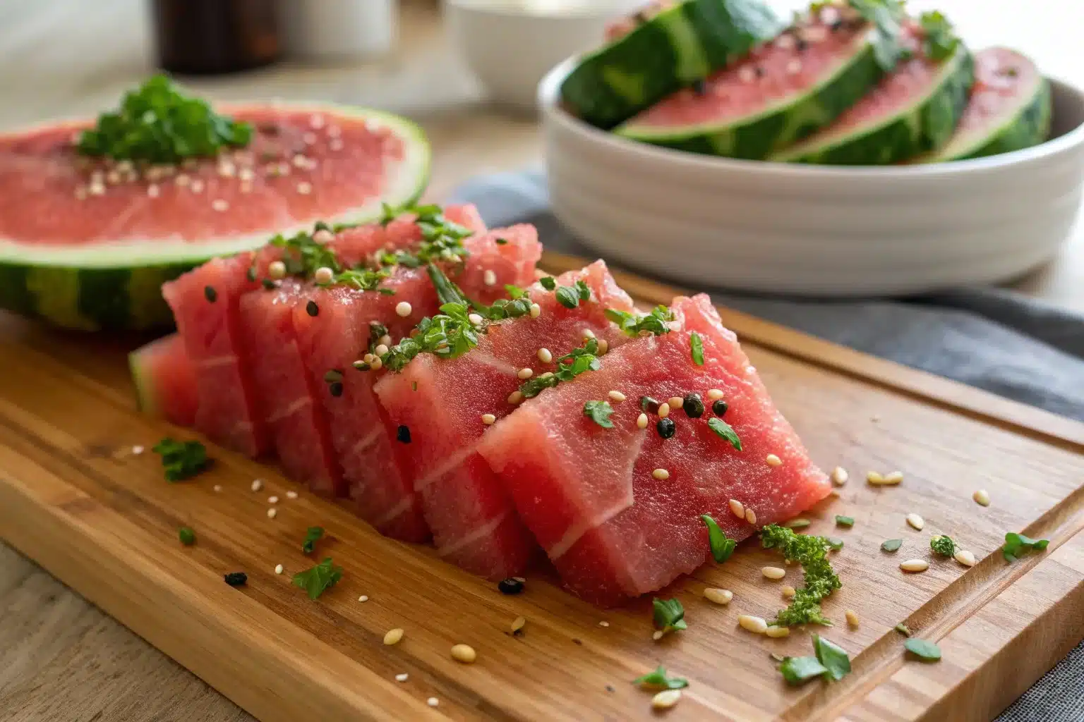 Vegan Watermelon Sashimi: Easy Recipe