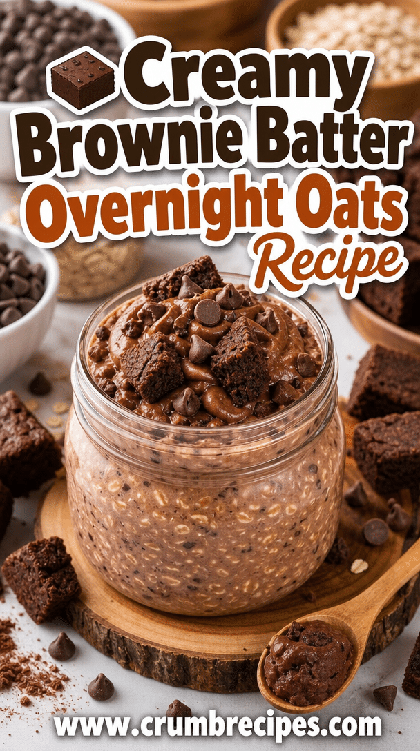 Creamy Brownie Batter Overnight Oats Recipe