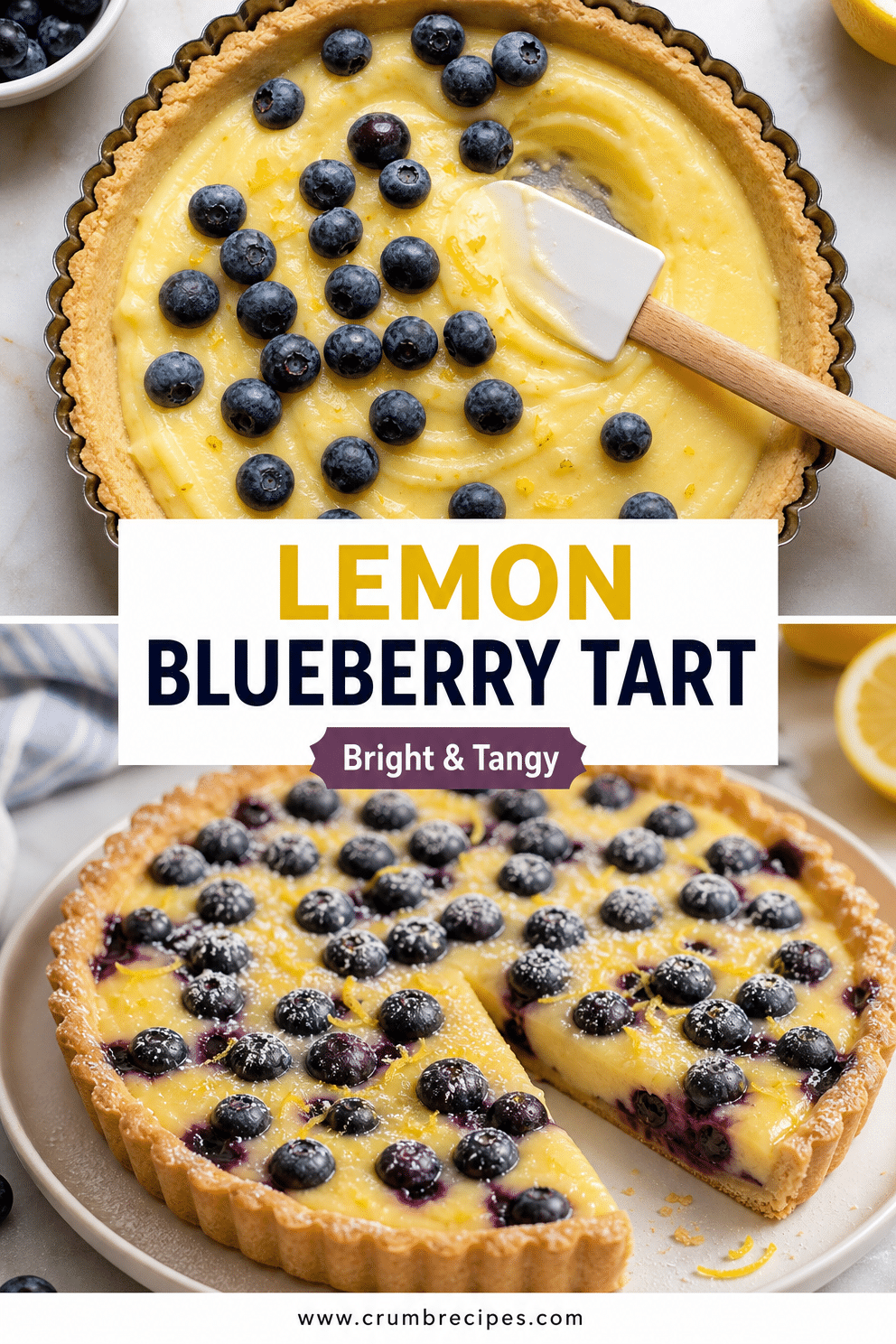 Lemon Blueberry Tart Recipe