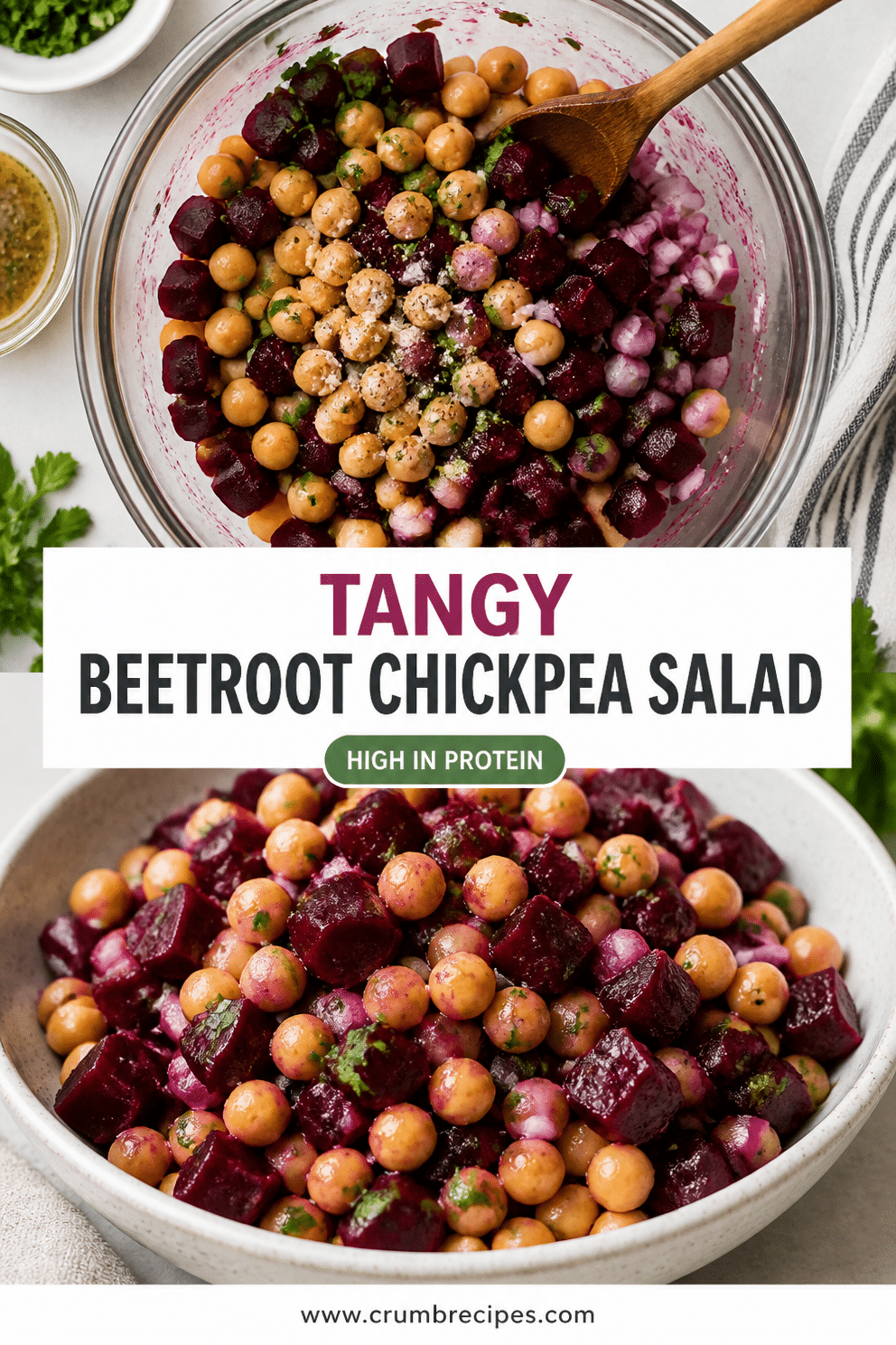 Tangy Chickpea and Beetroot Salad