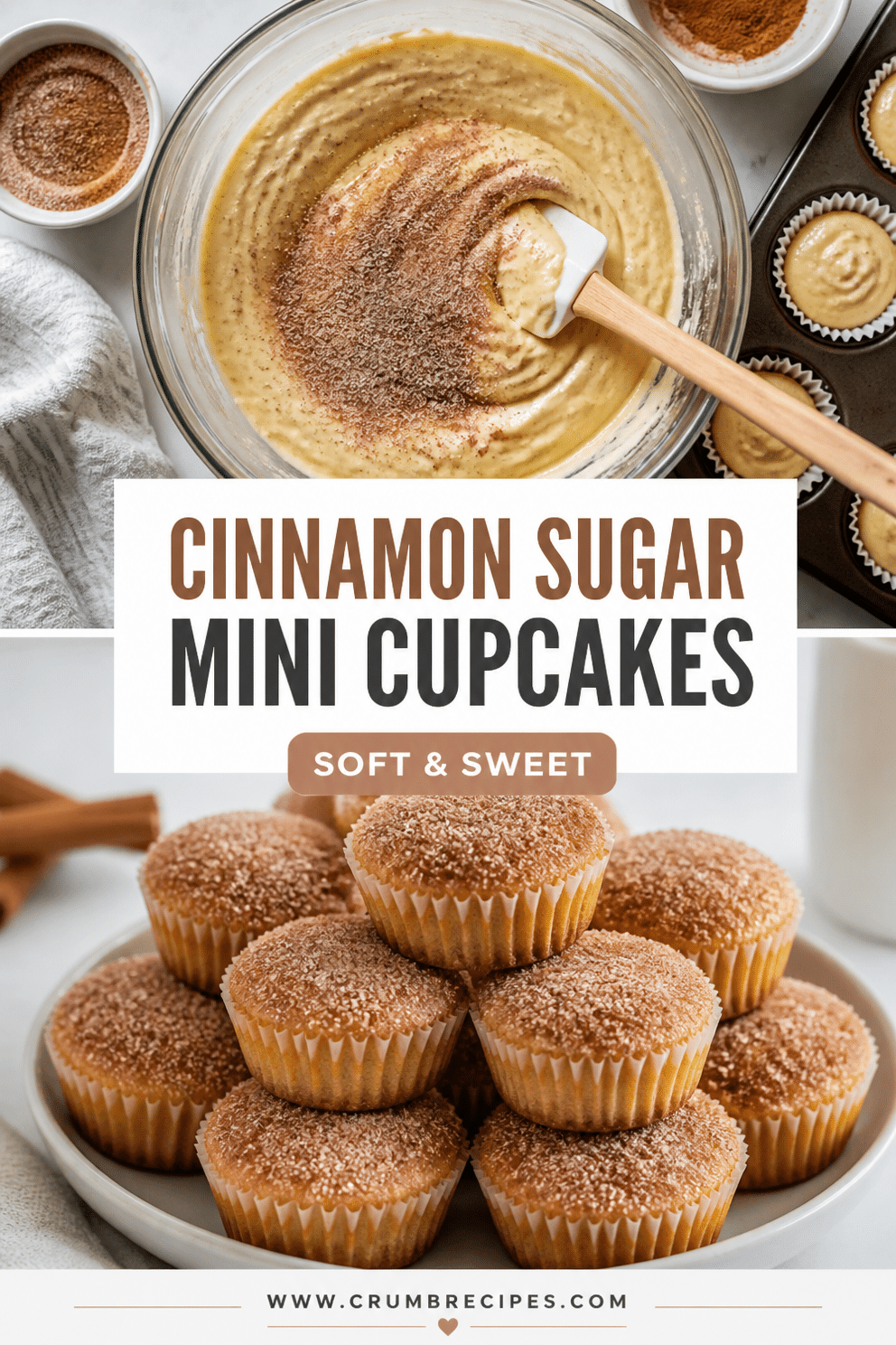 Cinnamon Sugar Mini Cupcakes Recipe