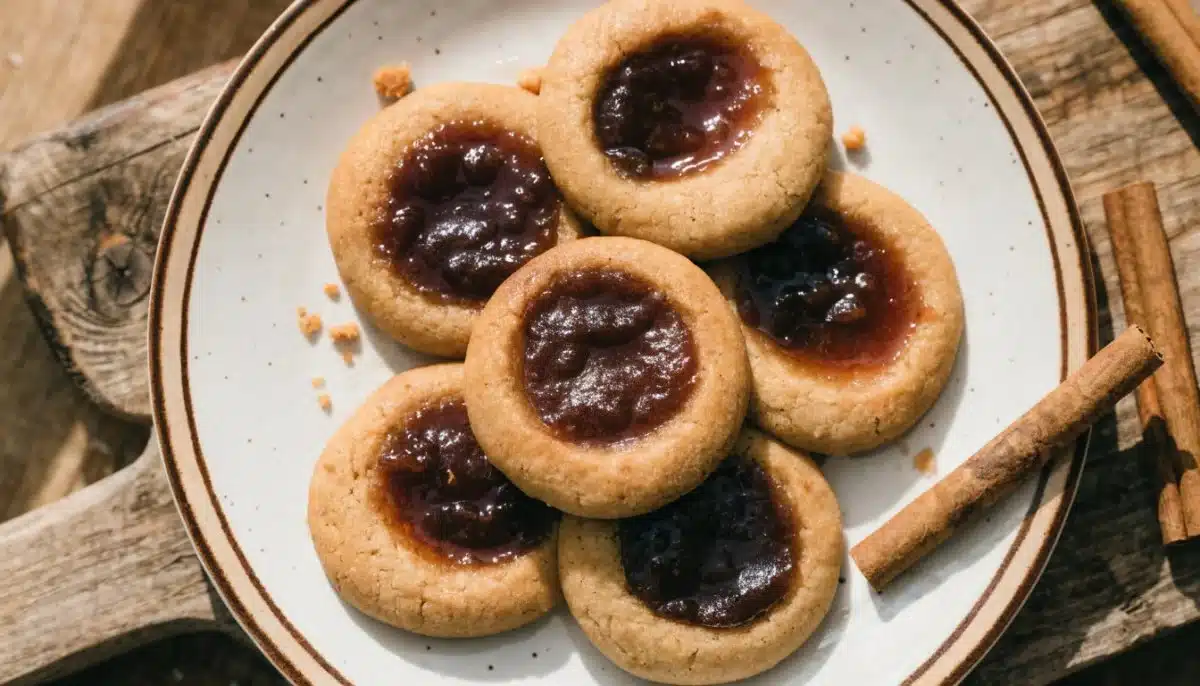 Apple Butter Thumbprint Cookies: Easy Fall Treat