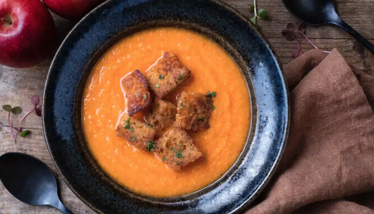 Creamy Roasted Apple Pumpkin Soup Recipe
