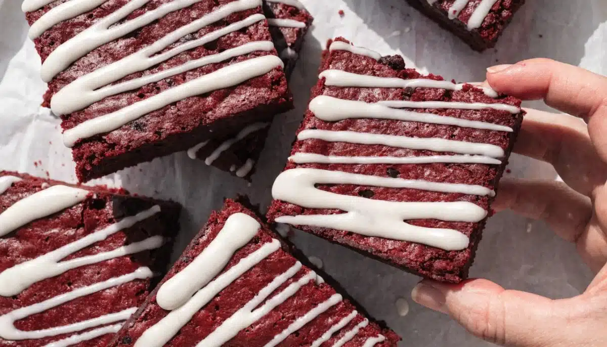 Fudgy Red Velvet Brownies Recipe for Chocolate Lovers