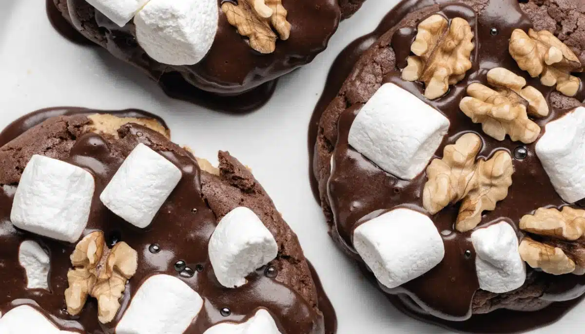Rocky Road Cookies Recipe : Easy Chocolate Cookies with Marshmallows