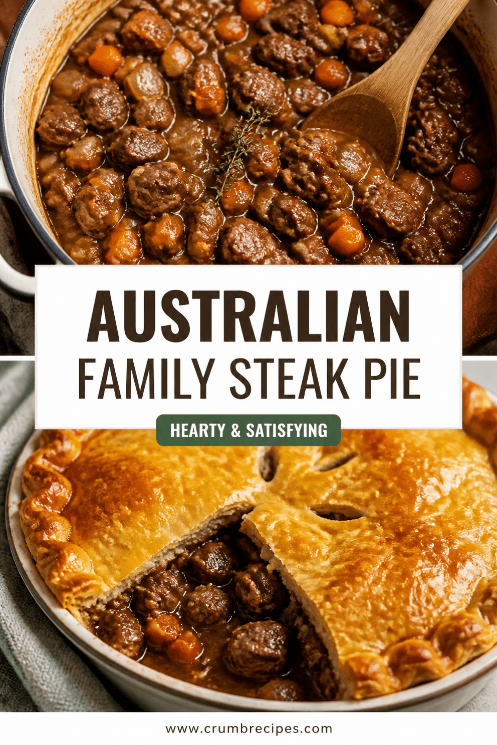 Australian Meat Pie Recipe: Family Steak Pie
