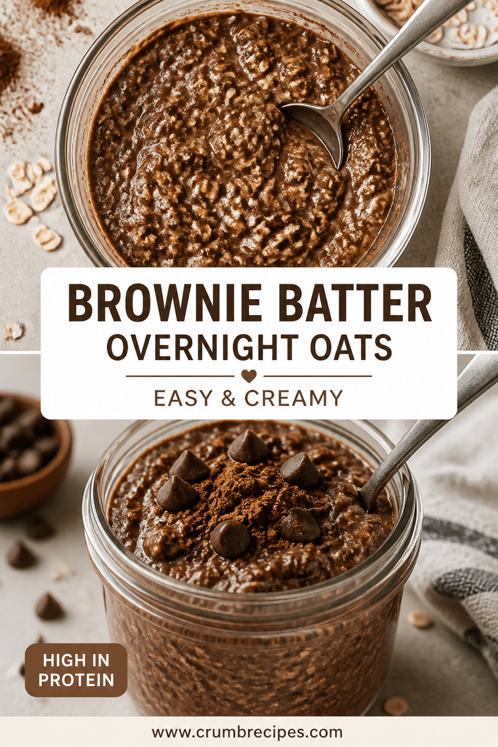 Brownie Batter Overnight Oats: Easy Recipe