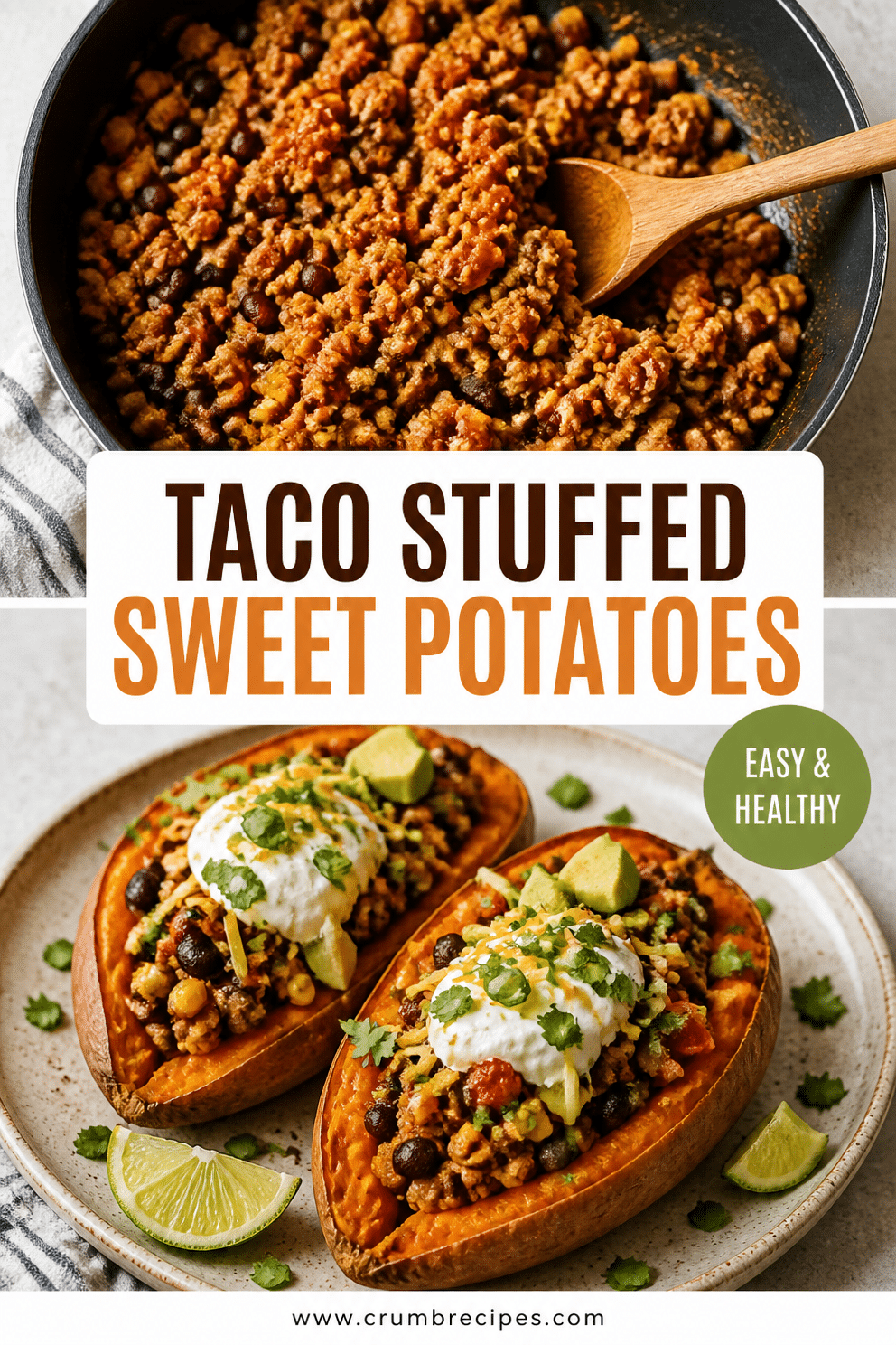 Taco Stuffed Sweet Potatoes: Easy Weeknight Dinner