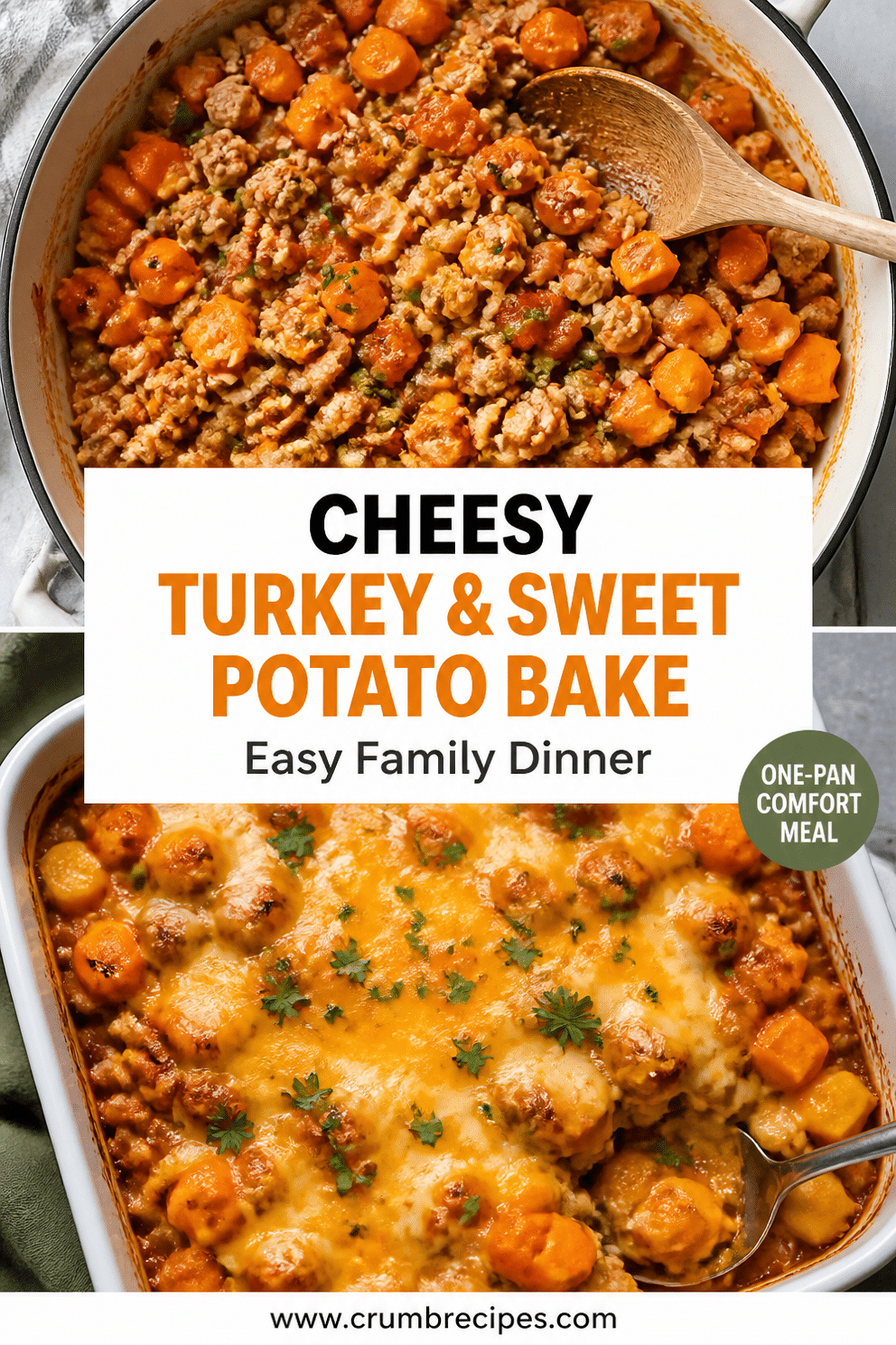 Easy Ground Turkey Sweet Potato Bake for Family Dinner