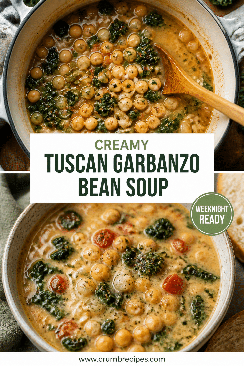 Tuscan Garbanzo Bean Soup: Easy Weeknight Recipe