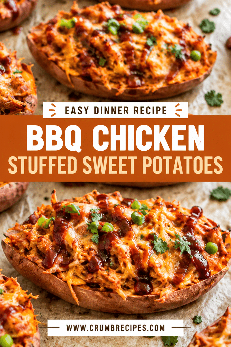 BBQ Chicken Stuffed Sweet Potatoes: Easy Dinner Recipe