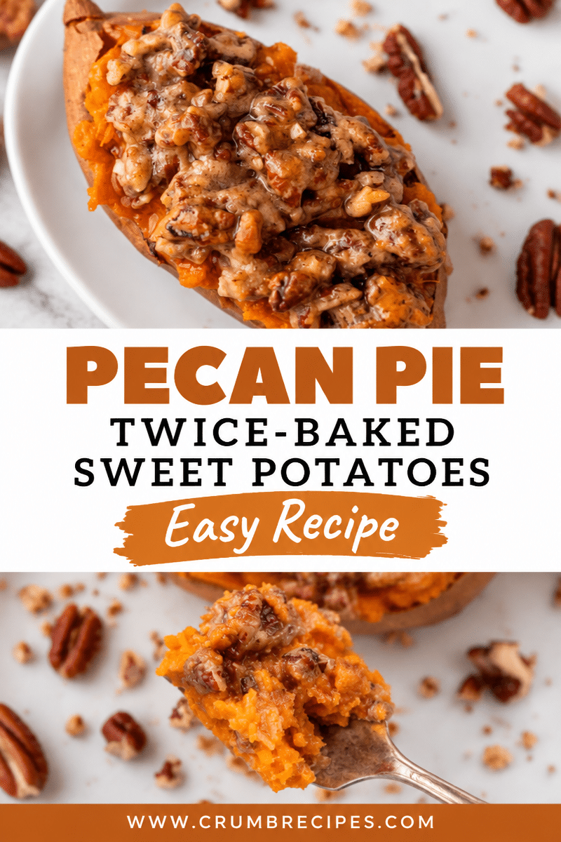 Pecan Pie Twice-Baked Sweet Potatoes: Easy Recipe