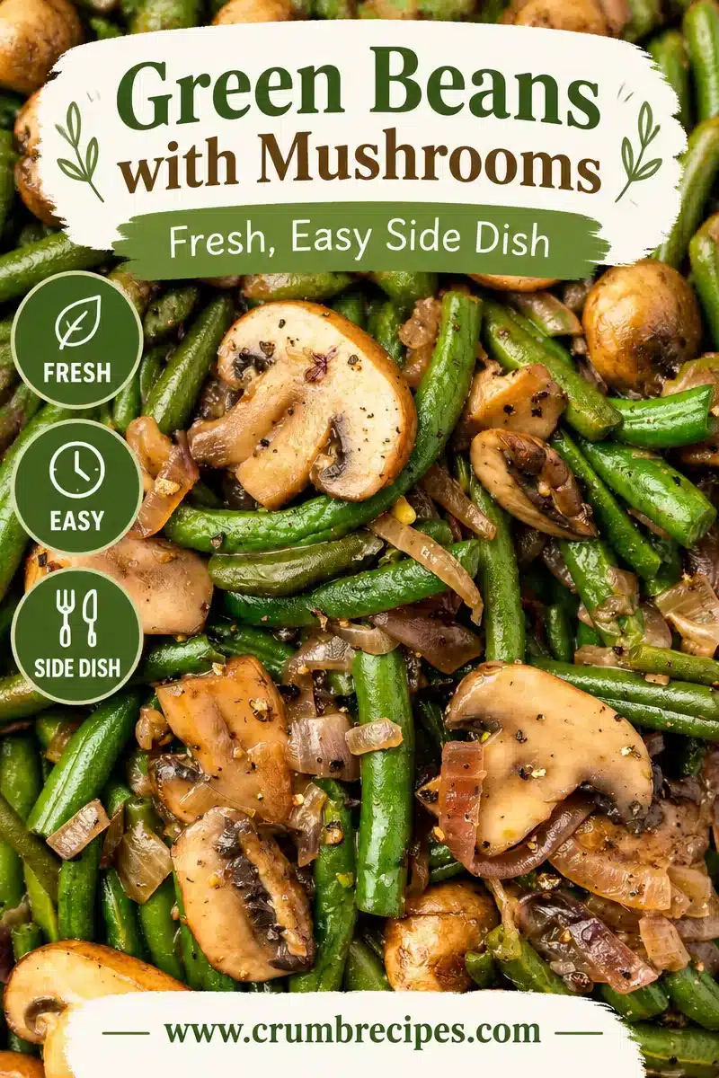 Green Beans with Mushrooms: Fresh, Easy Side Dish