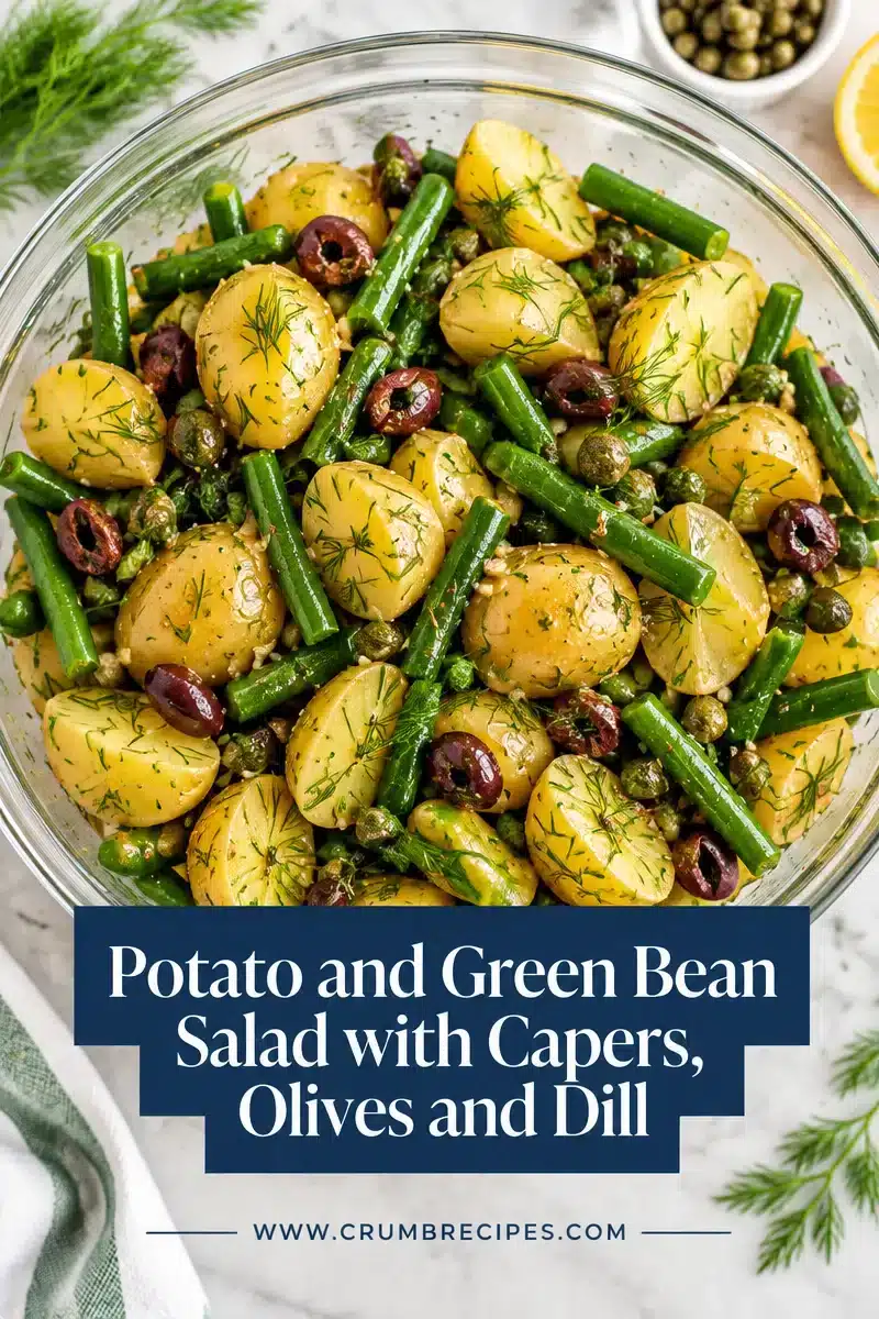 Potato and Green Bean Salad with Capers, Olives and Dill