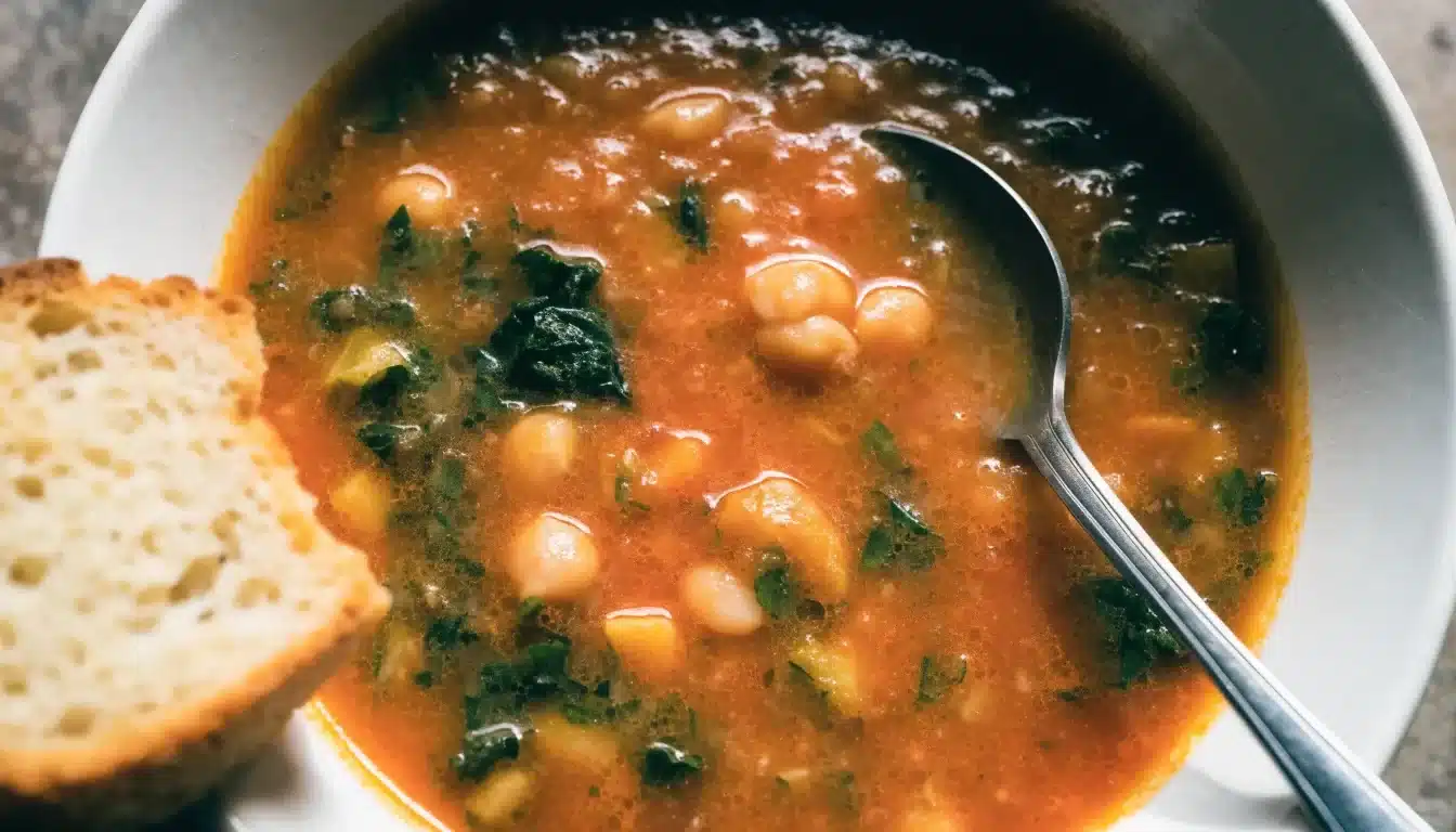 Tuscan Garbanzo Bean Soup: Easy Weeknight Recipe